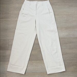 Aritzia Wilfred Free Cream High-Waisted Pants size 6